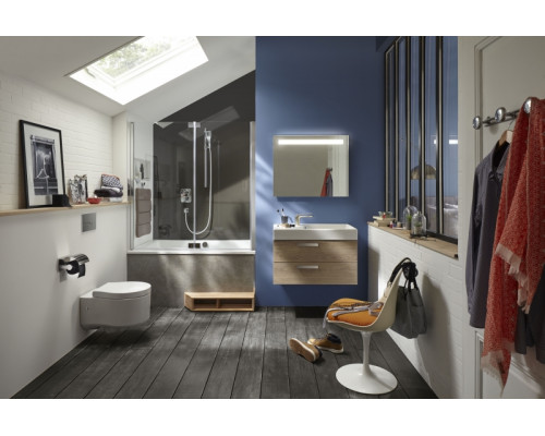 Заказать Зеркало Jacob Delafon 80 EB1413-NF с подсветкой и подогревом с сенсорным выключателем в магазине сантехники Santeh-Crystal.ru