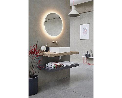 Приобрести Зеркало Jacob Delafon 50 EB1450-NF с подсветкой и подогревом с сенсорным выключателем в магазине сантехники Santeh-Crystal.ru