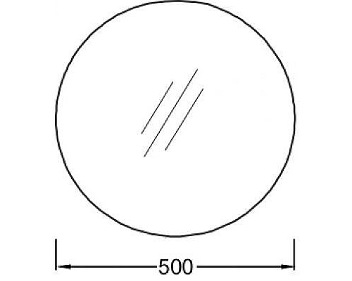 Приобрести Зеркало Jacob Delafon 50 EB1450-NF с подсветкой и подогревом с сенсорным выключателем в магазине сантехники Santeh-Crystal.ru