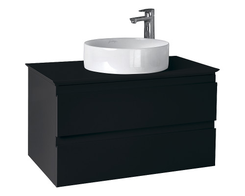 Заказать Тумба под раковину Jacob Delafon Madeleine 80 EB2083-J53 подвесная Черная матовая в магазине сантехники Santeh-Crystal.ru