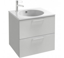 Тумба под раковину Jacob Delafon Odeon Rive Gauche 60 EB2520-R5-N18 подвесная Белая ручки Хром