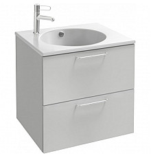 Тумба под раковину Jacob Delafon Odeon Rive Gauche 60 EB2520-R5-N18 подвесная Белая ручки Хром