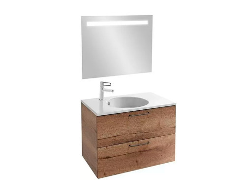 Приобрести Тумба под раковину Jacob Delafon Odeon Rive Gauche 90 EB2523-R9-E52 подвесная Дуб табак в магазине сантехники Santeh-Crystal.ru