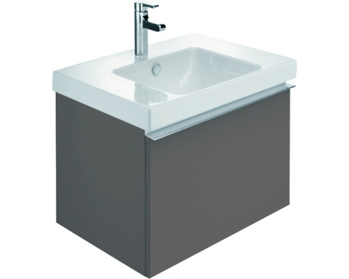 Приобрести Тумба под раковину Jacob Delafon Odeon Up 70 EB860-N14 подвесная Серый антрацит в магазине сантехники Santeh-Crystal.ru