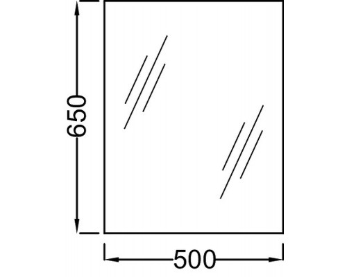 Заказать Зеркало Jacob Delafon Odeon Up 50 EB1081-NF подвесное в магазине сантехники Santeh-Crystal.ru