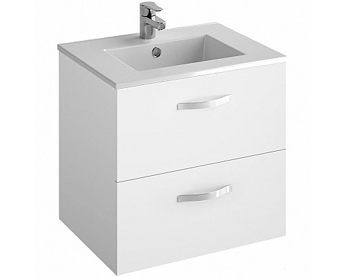 Купить Тумба под раковину Jacob Delafon Ola 61 EB390RU-J5 подвесная Белая глянцевая в магазине сантехники Santeh-Crystal.ru