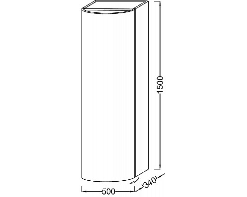 Santeh-Crystal.ru: Шкаф пенал Jacob Delafon Presquile 50 L EB1115G-G1C подвесной Белый глянцевый Купить Шкаф пенал Jacob Delafon Presquile 50 L EB1115G-G1C подвесной Белый глянцевый в магазине сантехники Santeh-Crystal.ru