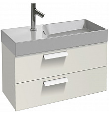 Тумба под раковину Jacob Delafon Rythmik 80 EB1302-G1C подвесная Белая глянцевая