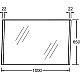 Купить Зеркало Jacob Delafon Sherwood 100 EB1837RU-P13 Состаренный дуб в магазине сантехники Santeh-Crystal.ru
