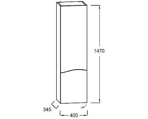 Santeh-Crystal.ru: Шкаф пенал Jacob Delafon Sherwood 40 L EB1836LRU-P13 подвесной Состаренный дуб Купить Шкаф пенал Jacob Delafon Sherwood 40 L EB1836LRU-P13 подвесной Состаренный дуб в магазине сантехники Santeh-Crystal.ru