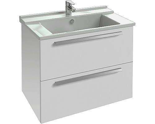 Приобрести Тумба под раковину Jacob Delafon Struktura 77 EB1277-N18 подвесная Белая в магазине сантехники Santeh-Crystal.ru