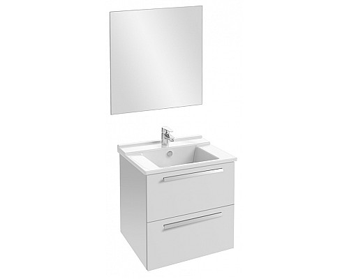 Купить Тумба под раковину Jacob Delafon Struktura EB1276-N18 57 подвесная Белая в магазине сантехники Santeh-Crystal.ru