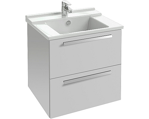 Купить Тумба под раковину Jacob Delafon Struktura EB1276-N18 57 подвесная Белая в магазине сантехники Santeh-Crystal.ru