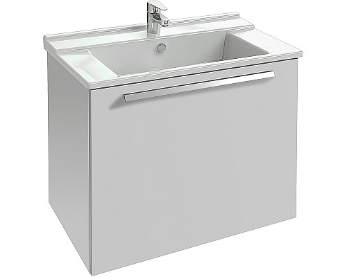Заказать Тумба под раковину Jacob Delafon Struktura 77 EB1285-N18 подвесная Белая в магазине сантехники Santeh-Crystal.ru