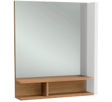 Зеркало Jacob Delafon Terrace 60 R EB1180D-NF с подсветкой Белое Древесное с сенсорным выключателем