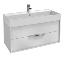 Тумба под раковину Jacob Delafon Vivienne 100 EB1668-J5-J5 подвесная Белая глянцевая