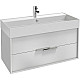 Приобрести Тумба под раковину Jacob Delafon Vivienne 100 EB1668-J5-J5 подвесная Белая глянцевая в магазине сантехники Santeh-Crystal.ru