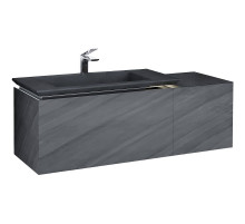 Тумба под раковину Jorno Incline 140 Inc.01.140/P/Bet/JR подвесная Бетон