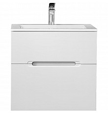 Тумба под раковину Jorno Modul 65 Mоl.01.62/P/W подвесная Белый глянец