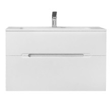 Тумба под раковину Jorno Modul 100 Mоl.01.97/P/W подвесная Белый глянец