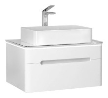 Тумба под раковину Jorno Shine 75 Shi.01.75/P/W подвесная Белая
