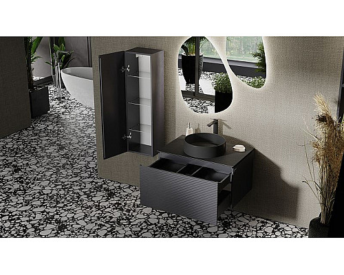 Santeh-Crystal.ru: Тумба под раковину Jorno Stone 80 Stn.01.80/P/A/JR подвесная Антрацит Купить Тумба под раковину Jorno Stone 80 Stn.01.80/P/A/JR подвесная Антрацит в магазине сантехники Santeh-Crystal.ru