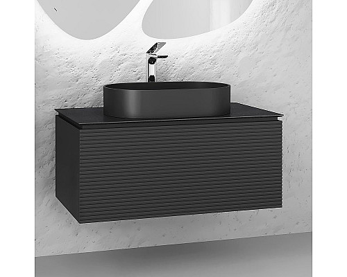Santeh-Crystal.ru: Тумба под раковину Jorno Stone 100 Stn.01.100/P/A/JR подвесная Антрацит Заказать Тумба под раковину Jorno Stone 100 Stn.01.100/P/A/JR подвесная Антрацит в магазине сантехники Santeh-Crystal.ru