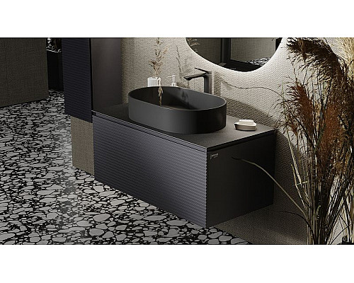 Santeh-Crystal.ru: Тумба под раковину Jorno Stone 100 Stn.01.100/P/A/JR подвесная Антрацит Заказать Тумба под раковину Jorno Stone 100 Stn.01.100/P/A/JR подвесная Антрацит в магазине сантехники Santeh-Crystal.ru