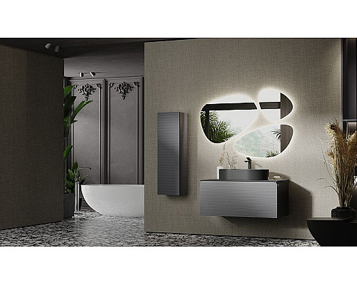 Santeh-Crystal.ru: Тумба под раковину Jorno Stone 100 Stn.01.100/P/A/JR подвесная Антрацит Заказать Тумба под раковину Jorno Stone 100 Stn.01.100/P/A/JR подвесная Антрацит в магазине сантехники Santeh-Crystal.ru