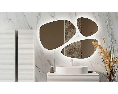Santeh-Crystal.ru: Зеркало Jorno Stone 80 Stn.05/W/JR с подсветкой капля (3 шт) Купить Зеркало Jorno Stone 80 Stn.05/W/JR с подсветкой капля (3 шт) в магазине сантехники Santeh-Crystal.ru