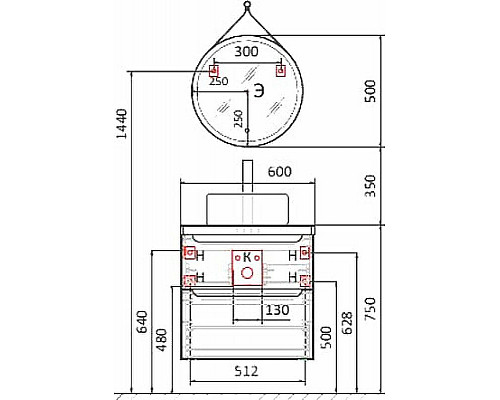 Santeh-Crystal.ru: Зеркало Jorno Wood 50 Wood.02.50/ТК с подсветкой с бесконтактным выключателем Купить Зеркало Jorno Wood 50 Wood.02.50/ТК с подсветкой с бесконтактным выключателем в магазине сантехники Santeh-Crystal.ru