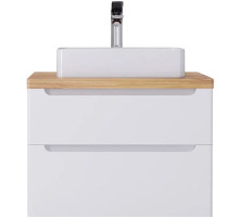 Тумба под раковину Jorno Wood 80 wood.01.80/P/W подвесная Белая
