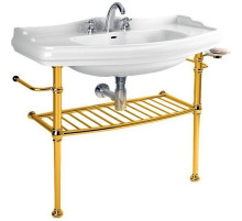 Консоль под раковину Kerasan Retro 100 730091 Золото