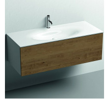 Тумба под раковину Kerasan Shape 120 9325K3 подвесная Дуб Белая