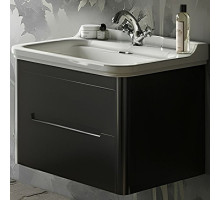 Тумба под раковину Kerasan Waldorf 74 925631 подвесная Nero matt