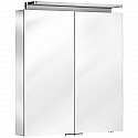 Зеркальный шкаф Keuco Royal L1 80 13603 171301 с подсветкой Серебрянный