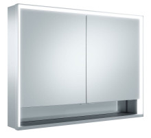 Зеркальный шкаф Keuco Royal Lumos 100 14304 171301 с подсветкой Серебрянный