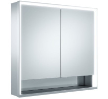 Зеркальный шкаф Keuco Royal Lumos 80 14302 171301 с подсветкой Серебрянный