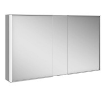 Зеркальный шкаф Keuco Royal Match 120 12804 171301 с подсветкой Серебрянный