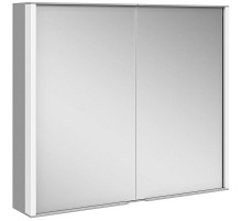 Зеркальный шкаф Keuco Royal Match 80 12802 171301 с подсветкой Серебрянный