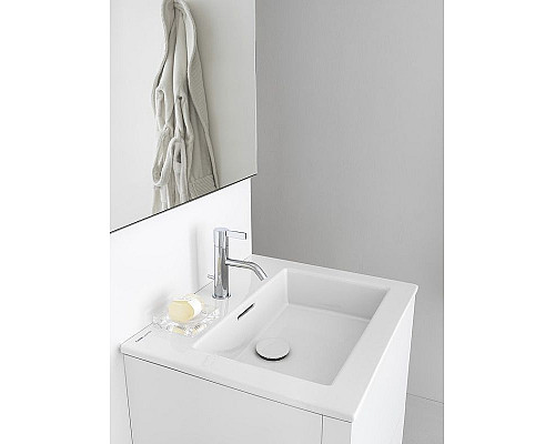 Santeh-Crystal.ru: Тумба с раковиной Laufen Kartell 80 8.6033.5.640.104.1 подвесная Белая Купить Тумба с раковиной Laufen Kartell 80 8.6033.5.640.104.1 подвесная Белая в магазине сантехники Santeh-Crystal.ru