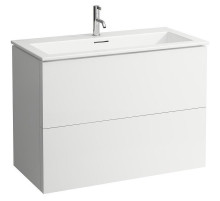 Тумба с раковиной Laufen Kartell 100 8.6033.7.640.104.1 подвесная Белая