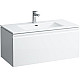 Купить Тумба с раковиной Laufen Pro S 100 8.6096.6.463.104.1 подвесная Белая матовая в магазине сантехники Santeh-Crystal.ru