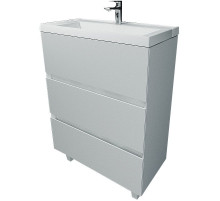 Тумба с раковиной Marka One Bumble 50H У88747 Белая