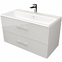 Тумба с раковиной Marka One Elena 80П У96878 подвесная Белый глянец Тумба с раковиной Marka One Elena 80П У96878 подвесная Белый глянец
