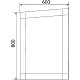 Заказать Зеркало Marka One Glass 60x80 У73243 с подсветкой Onyx в магазине сантехники Santeh-Crystal.ru