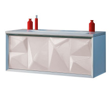 Тумба под раковину Marka One Romb 90П У67847 подвесная White