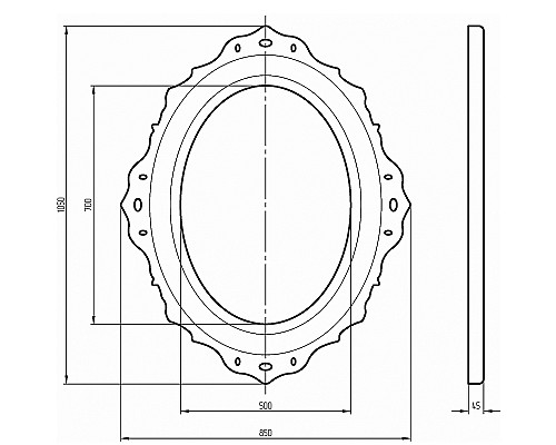 Santeh-Crystal.ru: Зеркало Migliore CDB 105 24964 Серебро Заказать Зеркало Migliore CDB 105 24964 Серебро в магазине сантехники Santeh-Crystal.ru