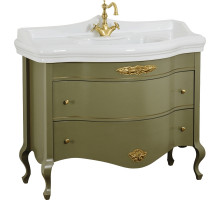 Тумба под раковину Migliore Impero 110 25962 Оливковая