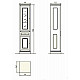 Купить Шкаф пенал Migliore Ravenna 44 L 27072 Оливковый Золото в магазине сантехники Santeh-Crystal.ru